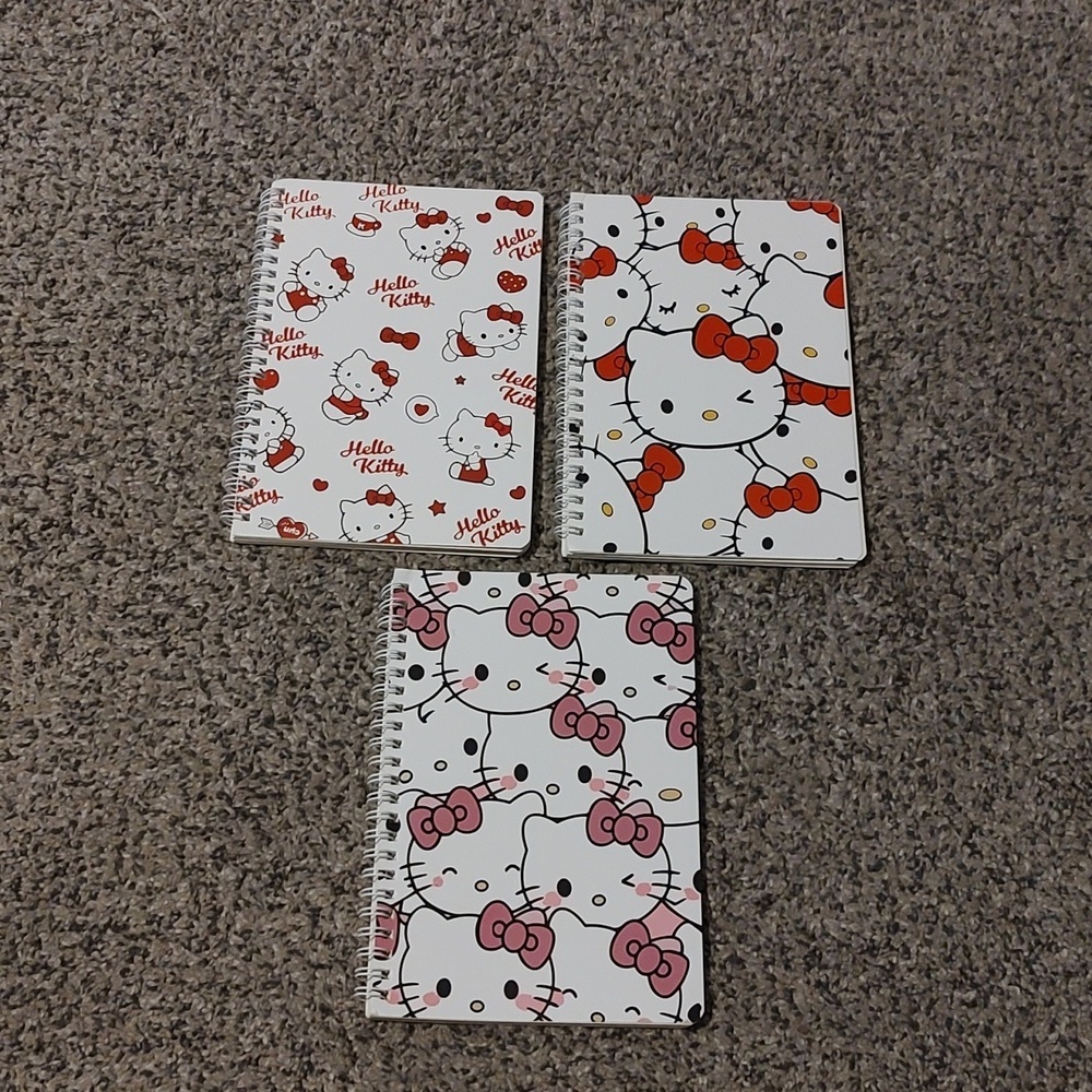 3pcs Sanrio Hello Kitty Notebooks